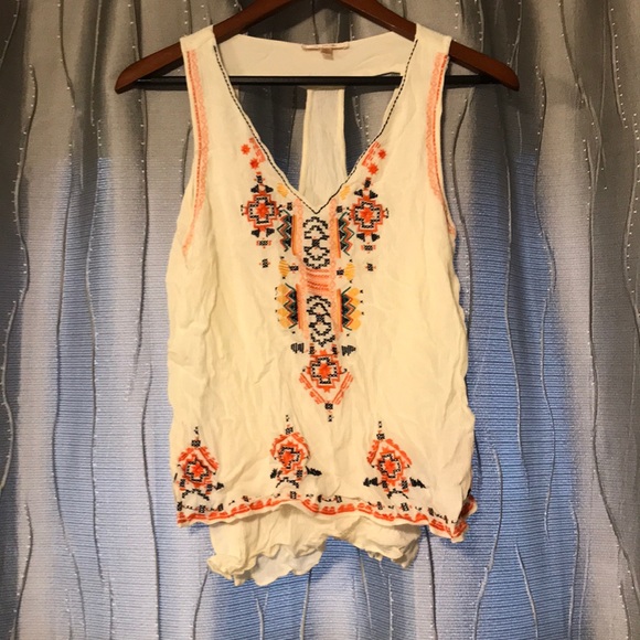 Tops - Boho tank white
